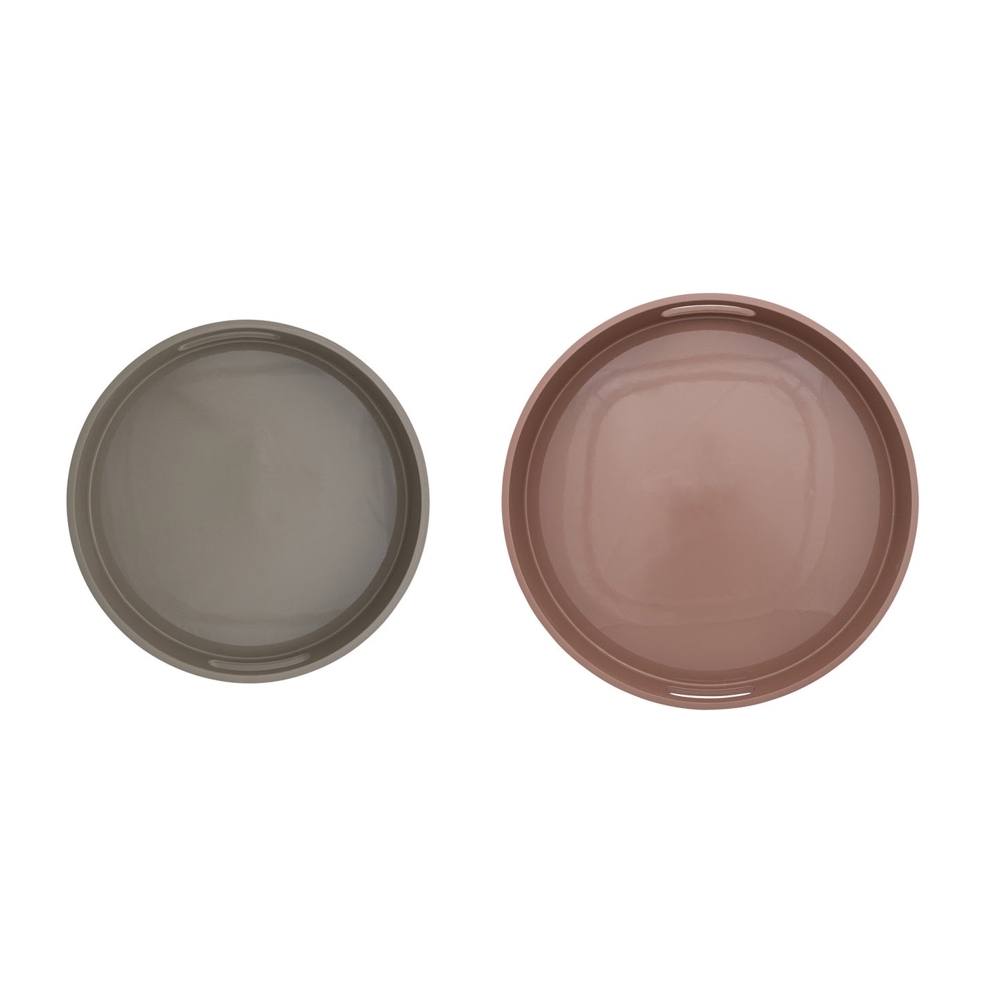 MDF Lacquered Trays w/ Handles, Large