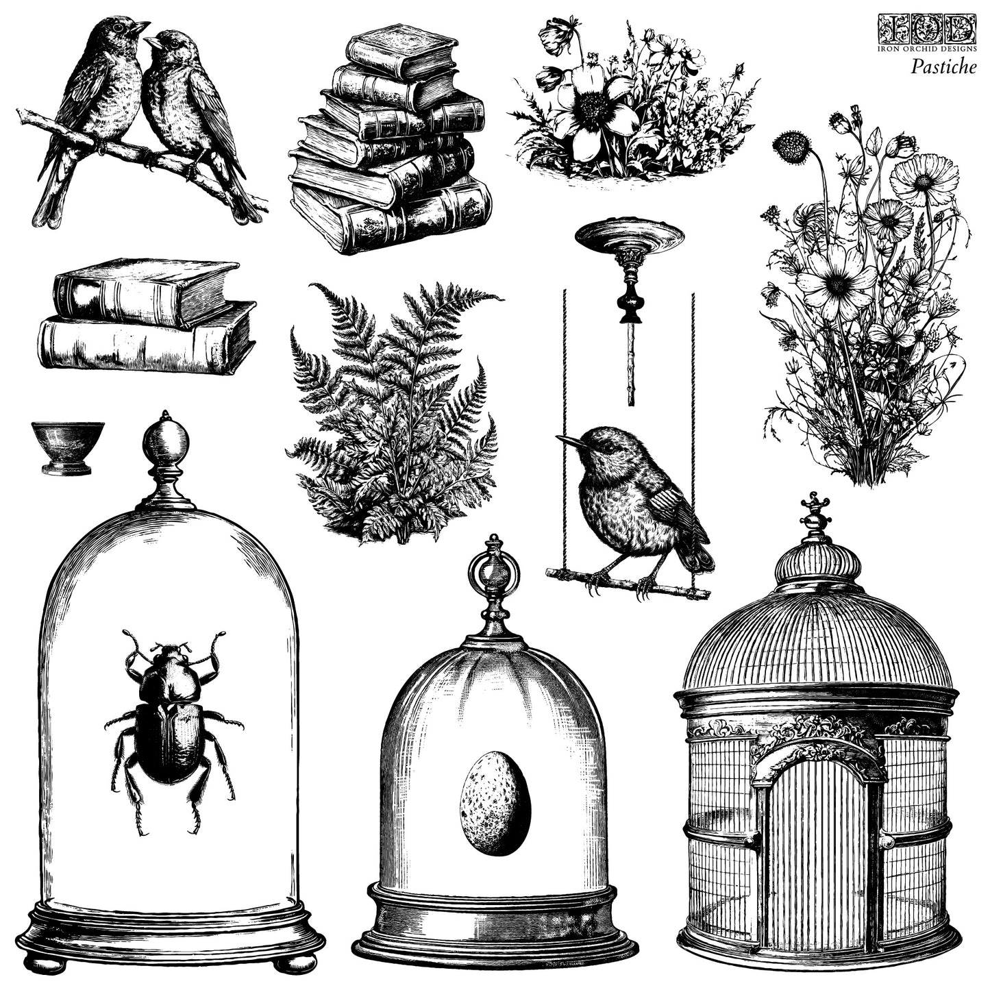 IOD Stamp 12x12 Pastiche