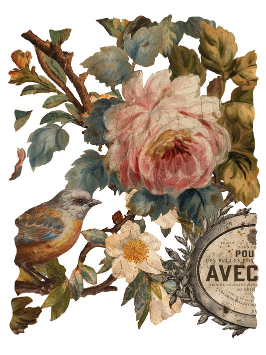 IOD Transfer Joie Des Roses 12x16