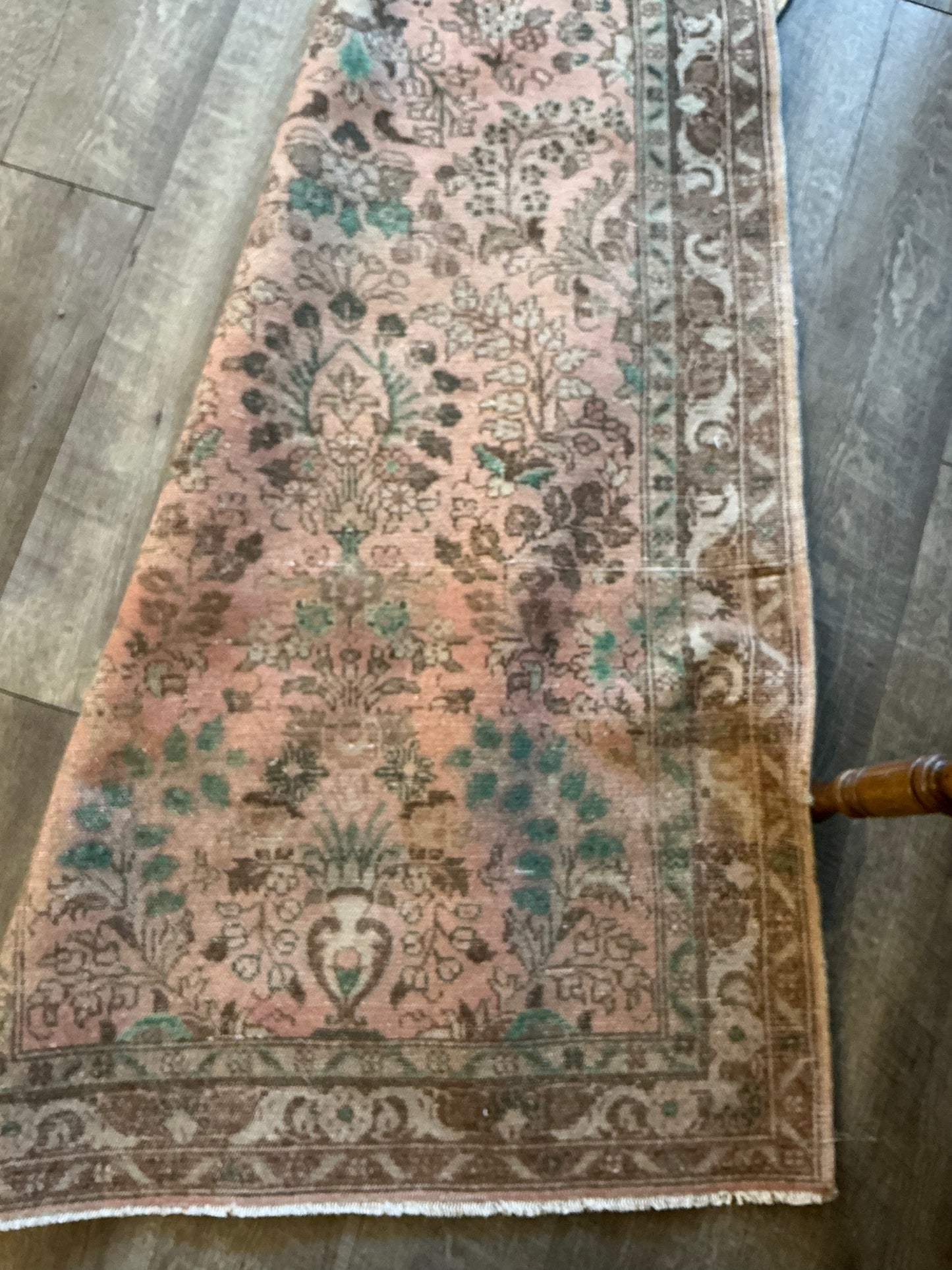 Vintage Persian Rug 9'3" x 2'9"