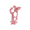 Resin Hummingbird on Branch Pink