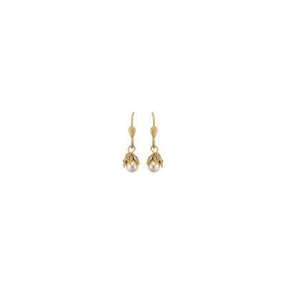 Jewelry LVP RHNS Capped Bead Earrings