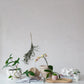 Planter Stoneware Sculptural Matte White for 7in Pot