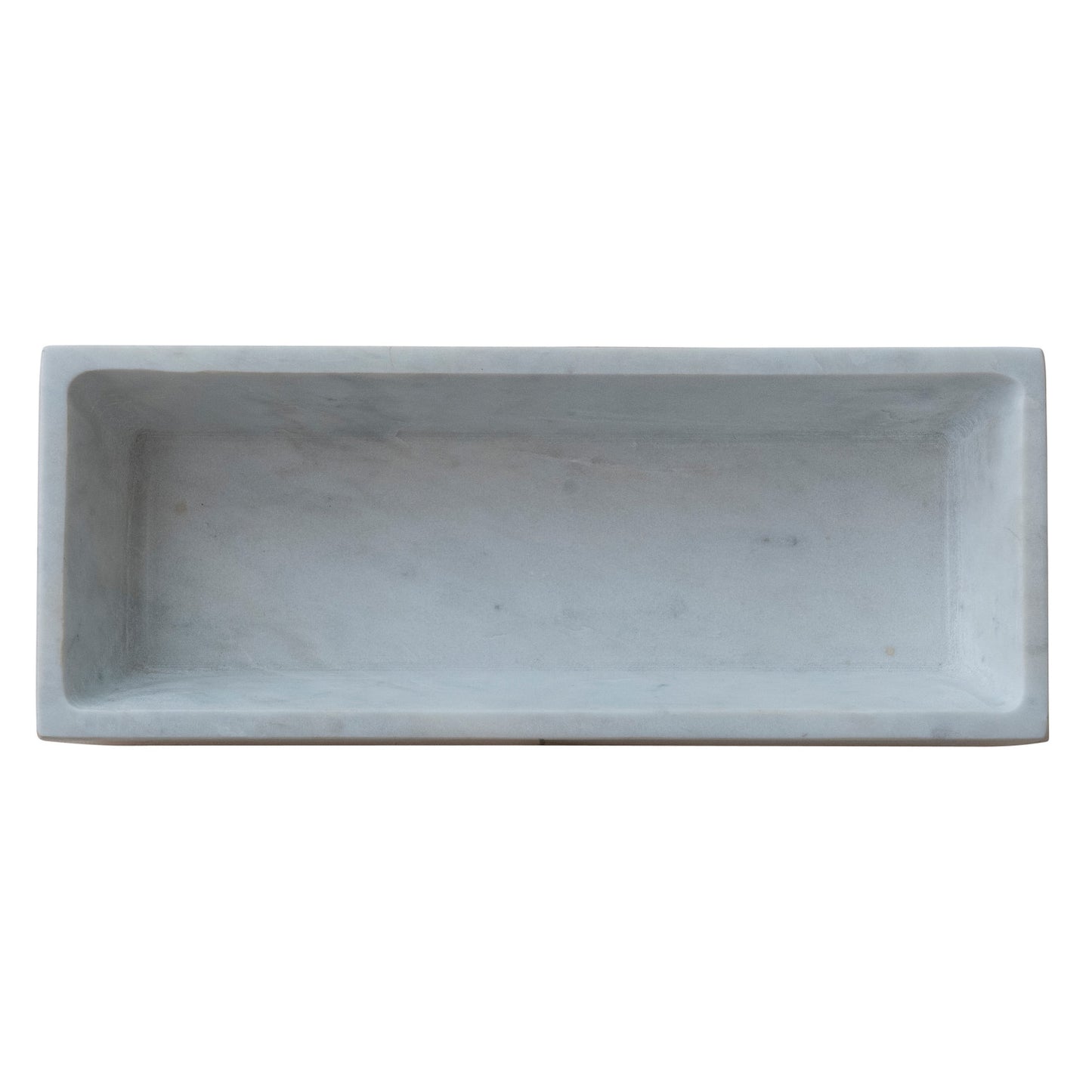 Metal Stand with Removable Marble Container Brass Finish & White