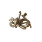 Napkin Rings Snake Cast Aluminum Gold Finish Set of 4