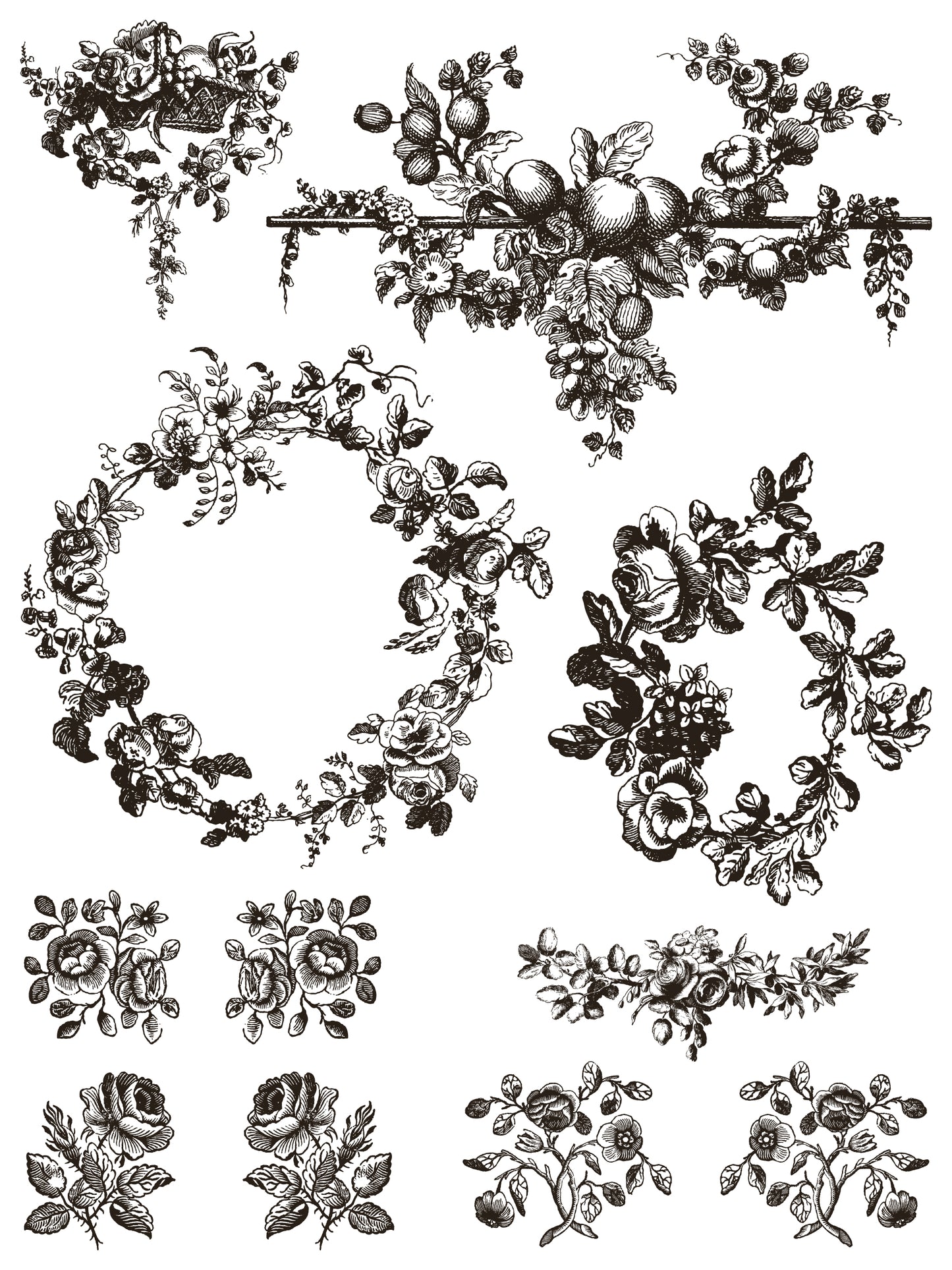 IOD Inlay Delft Traditions Noir 12x16