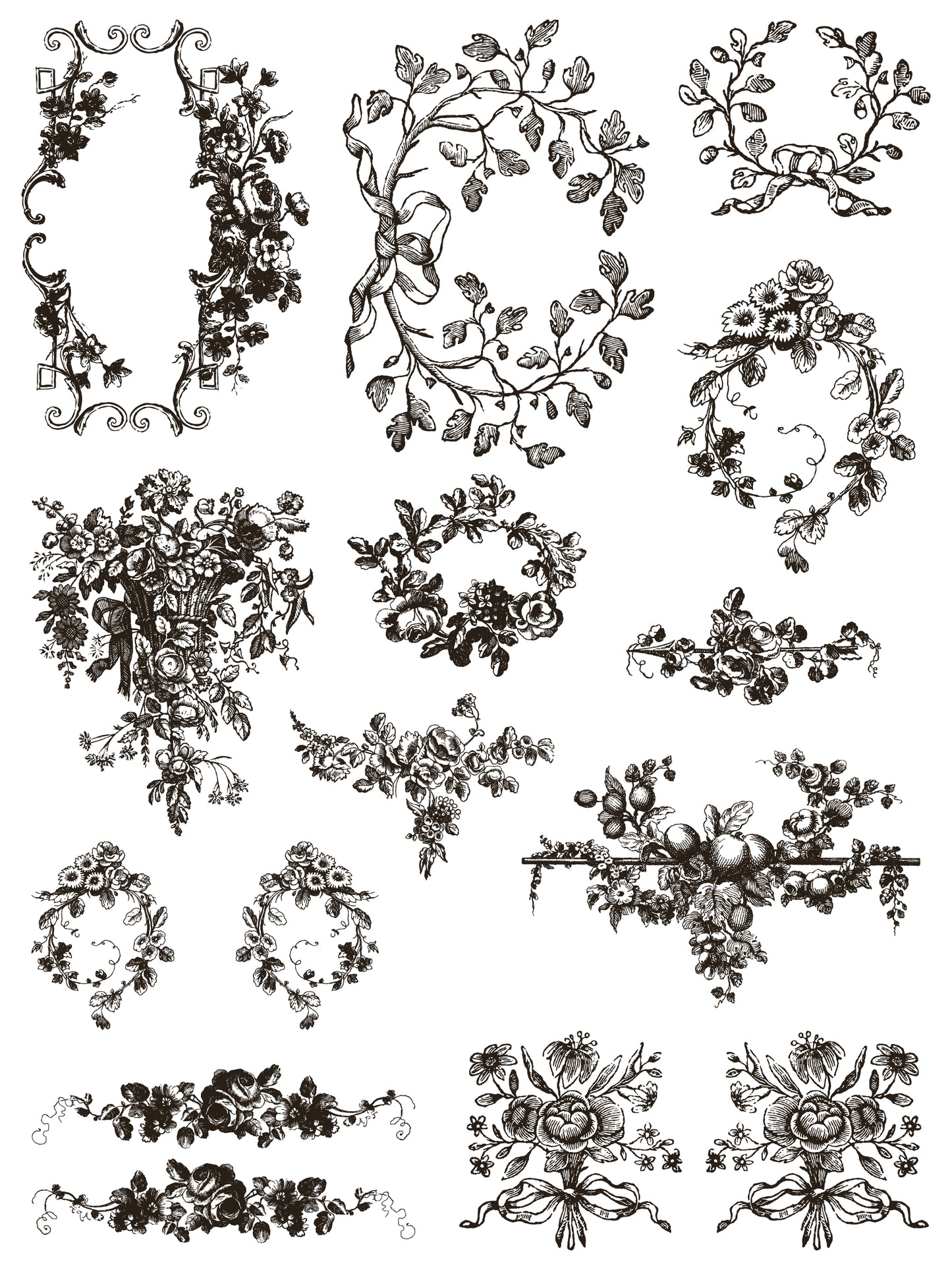 IOD Inlay Delft Traditions Noir 12x16
