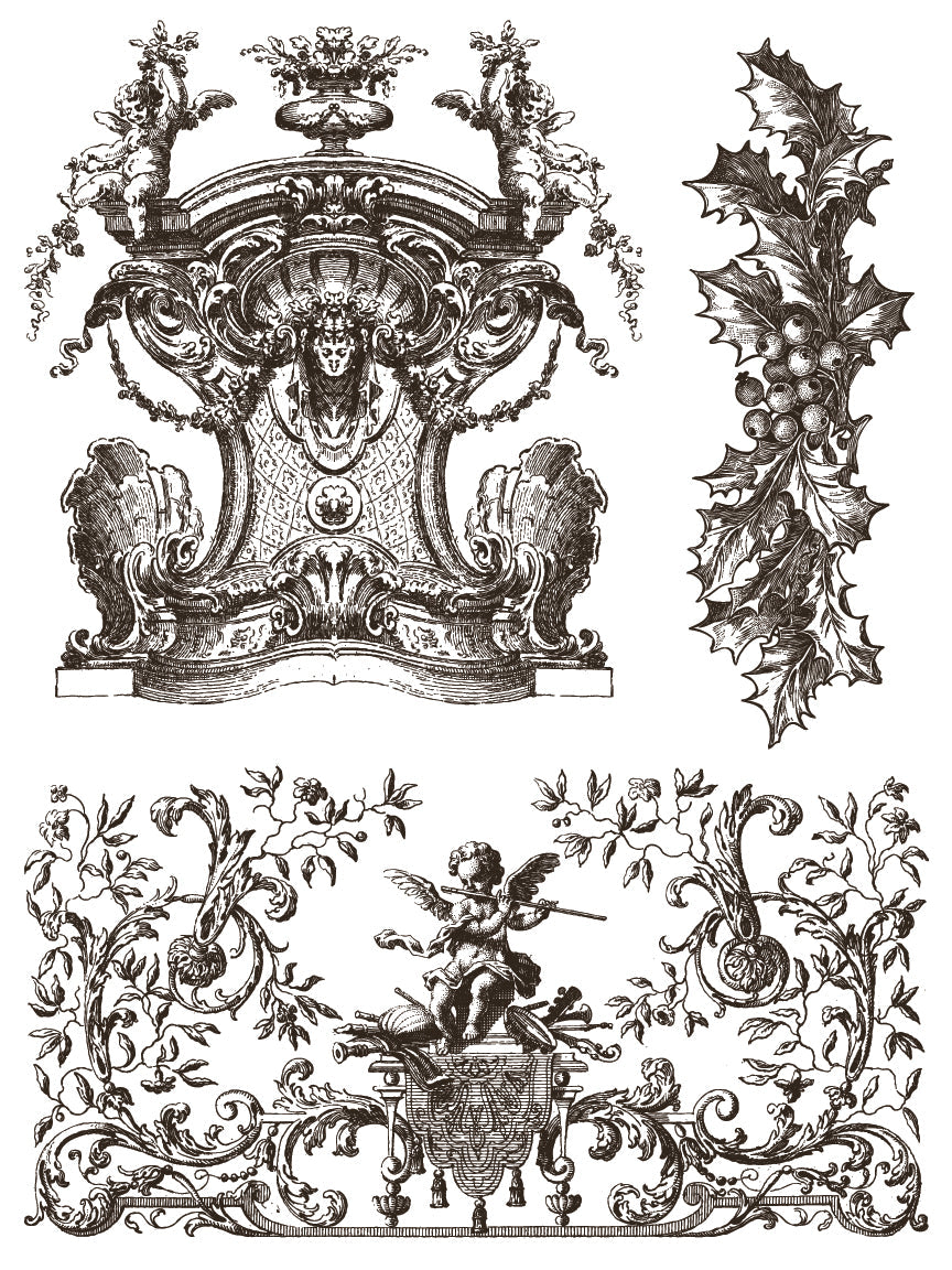 IOD Gloria Paint Inlay, 12x16 Pad