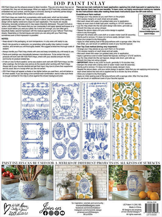 IOD Paint Inlay Portofino