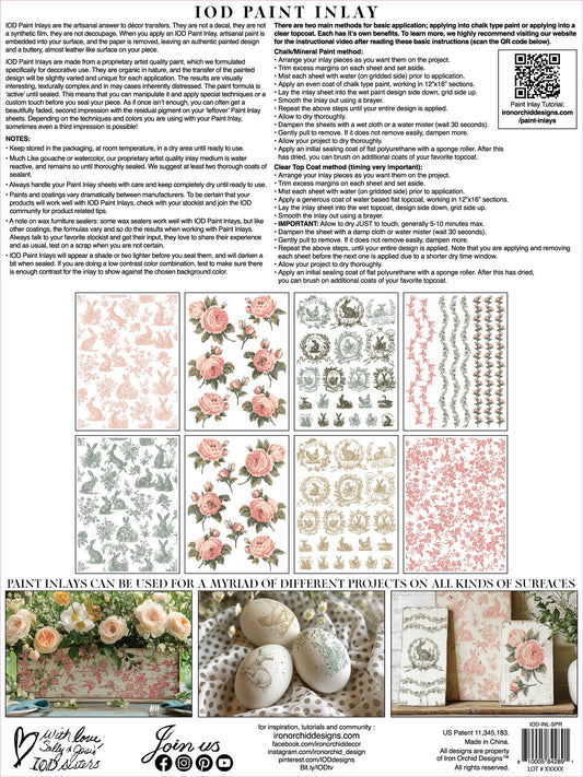 IOD Paint Inlay Spring Melody