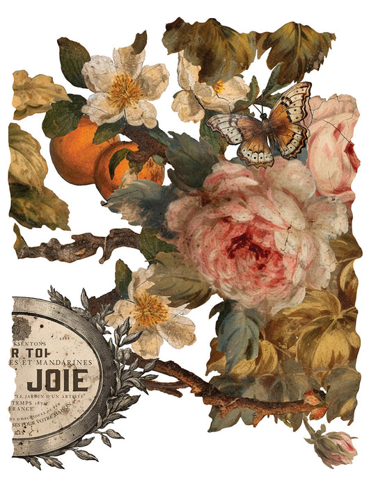 IOD Transfer Joie Des Roses 12x16