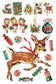 IOD Transfer Candy Cane Cottage 8x12