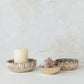 Bowl Fluted Antique Pewter Finish MD