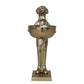 Cast Aluminum Labrador Holding Bowl Gold Finish