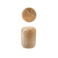 Table/Stool Stoneware Travertine Finish Brown