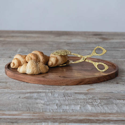 Tongs Embossed Gold