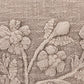 Pillow Stonewashed Cotton Slub w/Embroidered Flowers