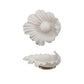 Lamp Stoneware Frosted Shell Shaped w/Pearl Shaped Light & Inline Switch