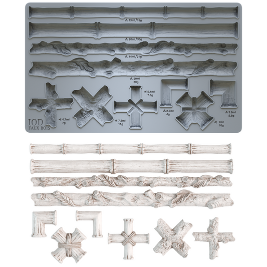IOD Mould Faux Bois