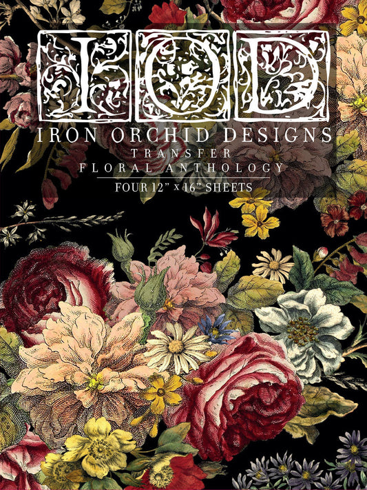 IOD Transfer Floral Anthology 12x16