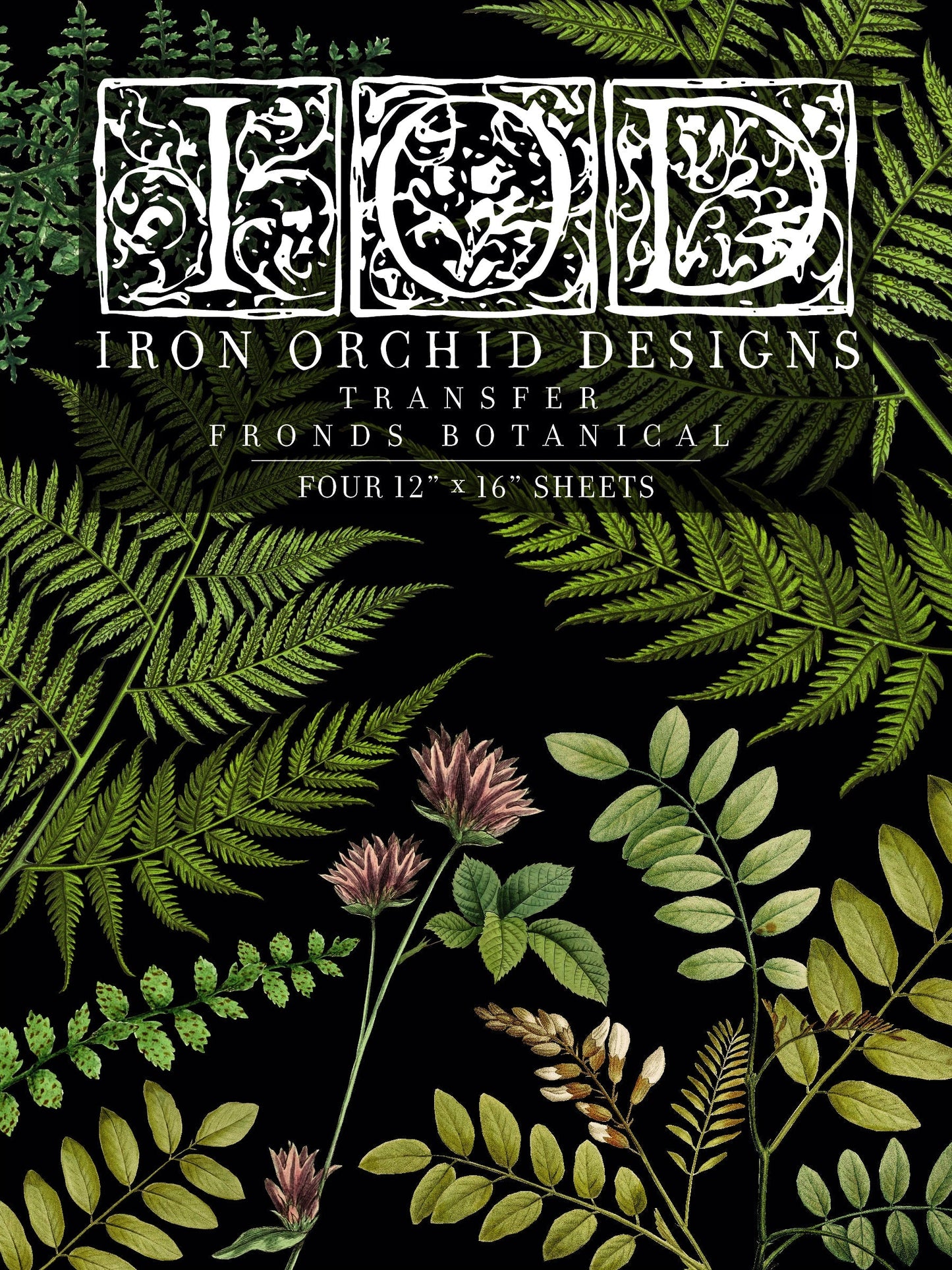 IOD Transfer Fronds Botanical 24x33