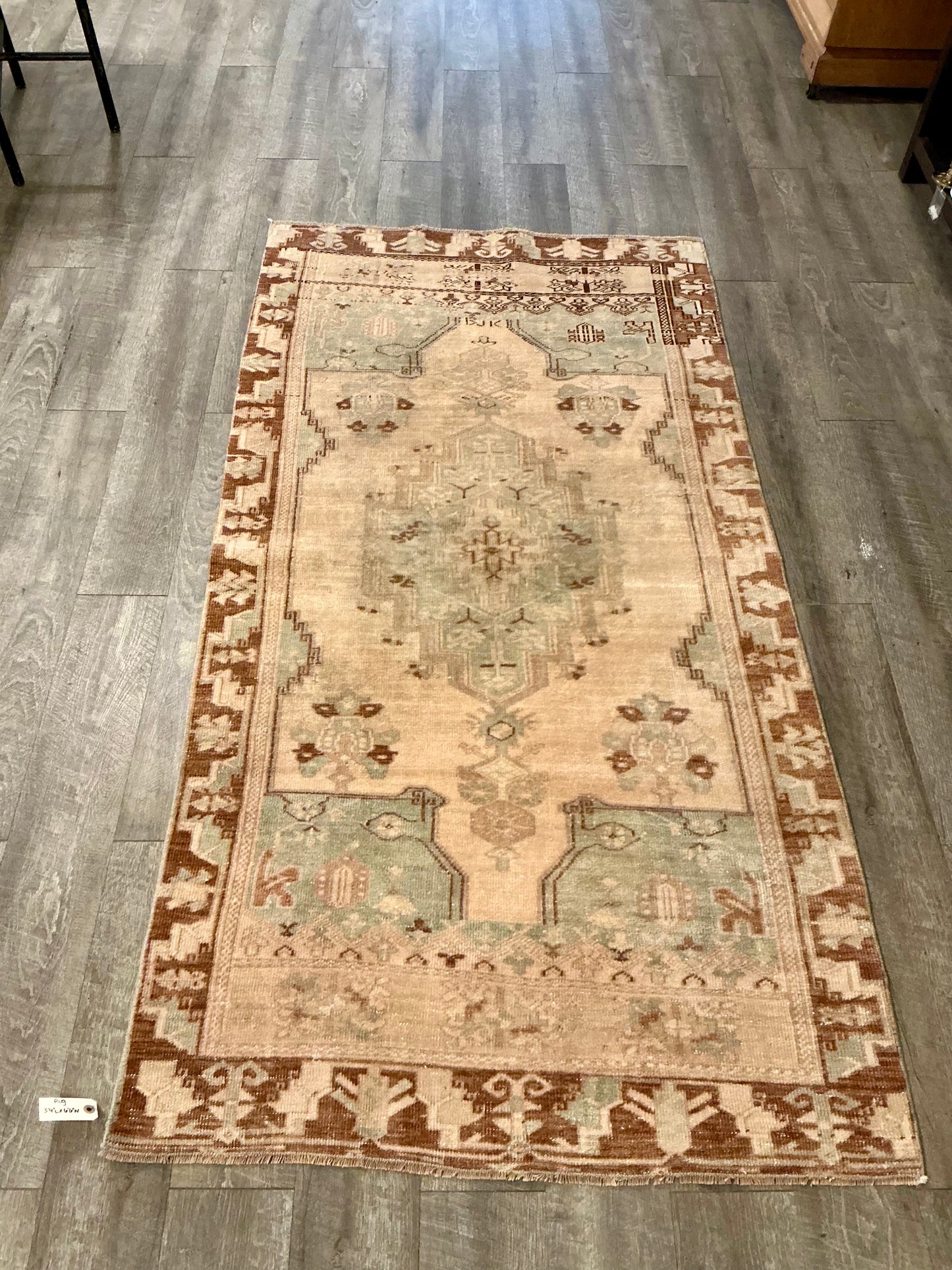 Vintage Rug 6'6" L x 3' 4" W