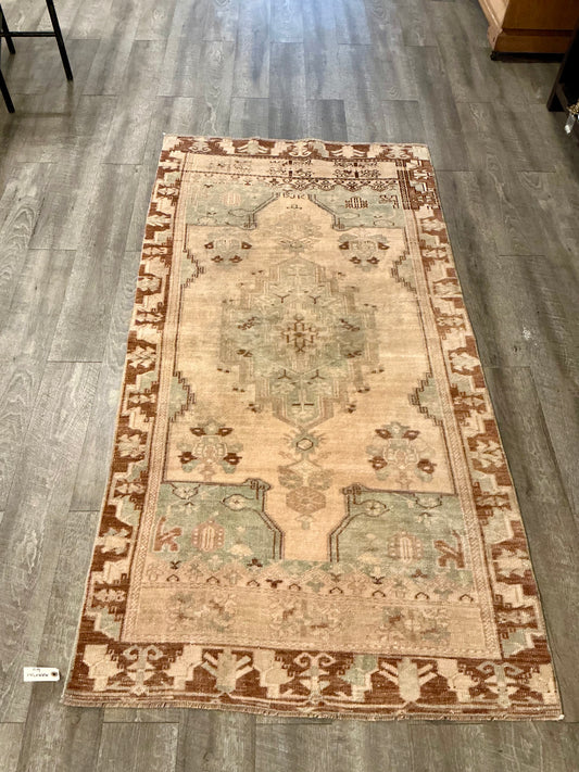 Vintage Rug 6'6" L x 3' 4" W