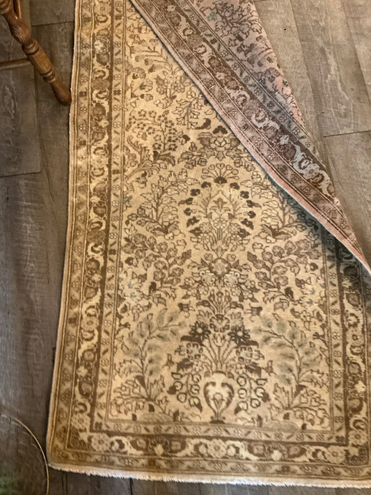 Vintage Persian Rug 9'3" x 2'9"