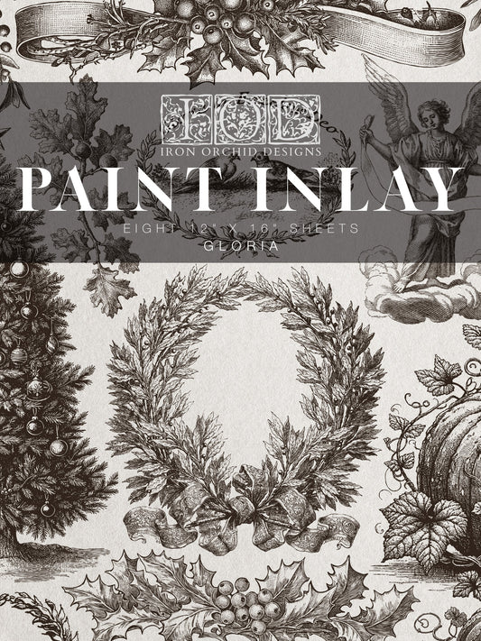 IOD Gloria Paint Inlay, 12x16 Pad