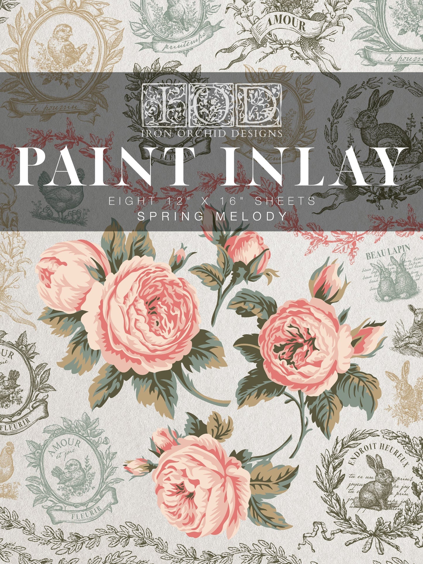 IOD Paint Inlay Spring Melody