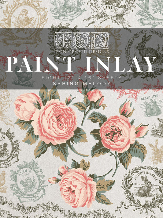 IOD Paint Inlay Spring Melody
