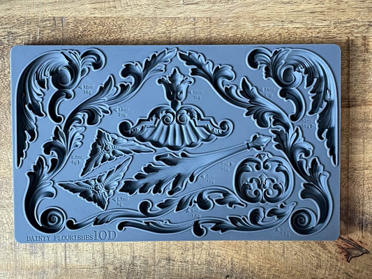 IOD Mould Dainty Flourishes
