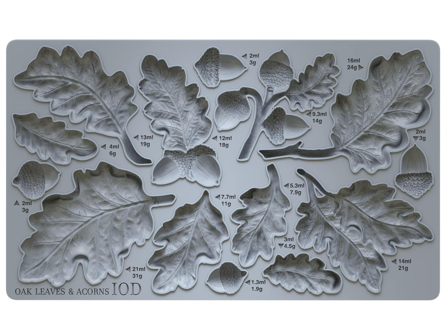 IOD Mould Oak Leaves & Acorns