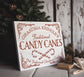 IOD Transfer Candy Cane Cottage 8x12