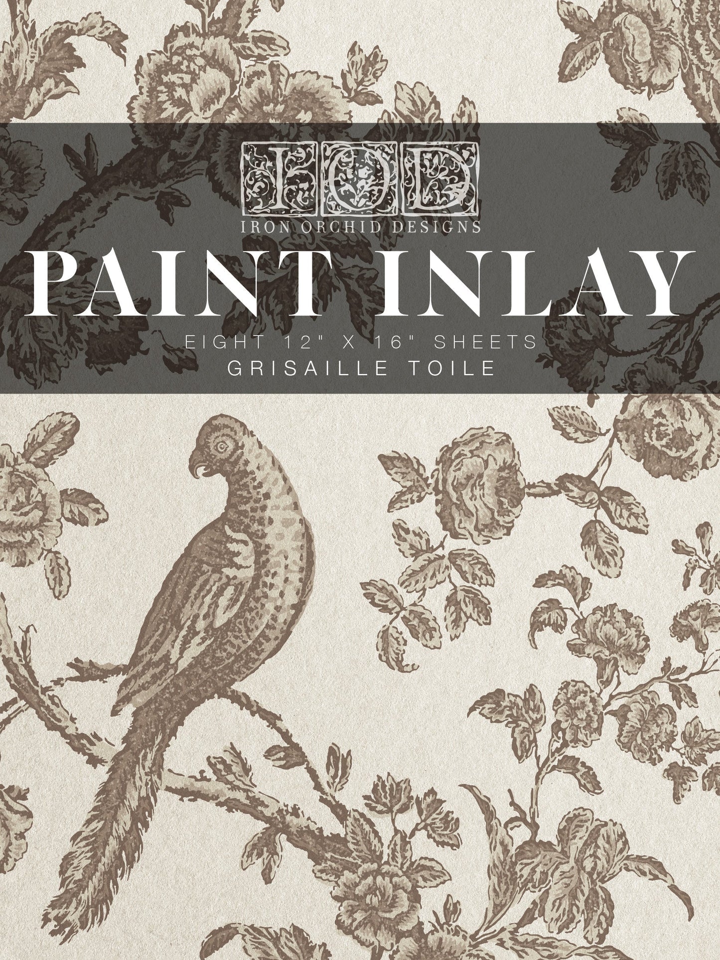 Paint Inlay Grisaille Toile