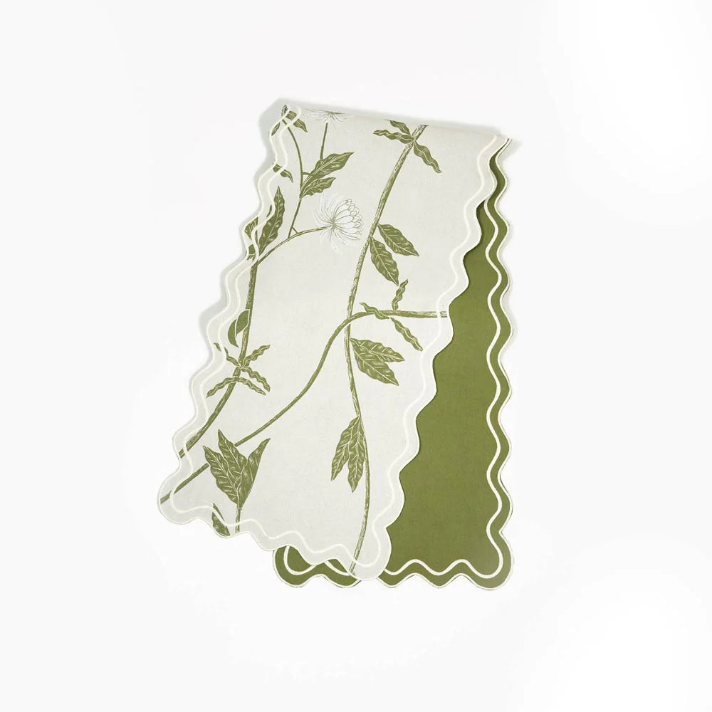 Table Runner Storytime Dahlias