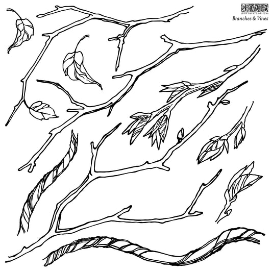 IOD Stamp 12x12 Branches & Vines