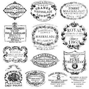 IOD Stamp 12x12 Crockery