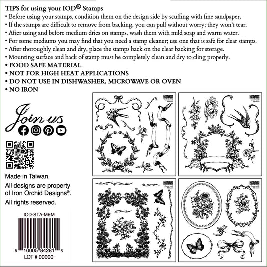 IOD Stamp 6x6 Countryside Memoirs