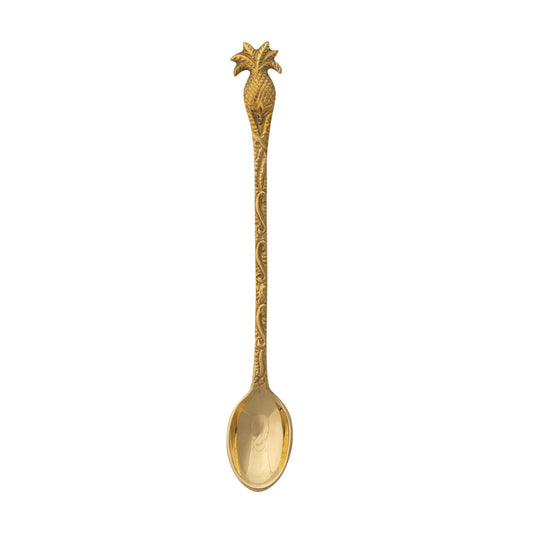 Brass Spoon with Pineapple Handle