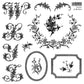 IOD Stamp 6x6 Dessins de Broderie