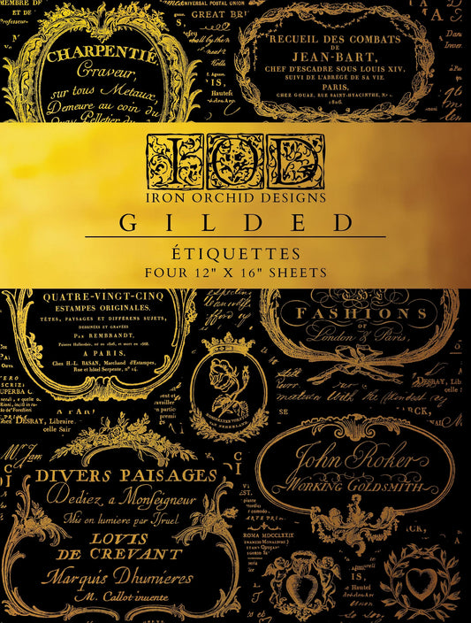 IOD Foil Transfer Etiquettes 12x16