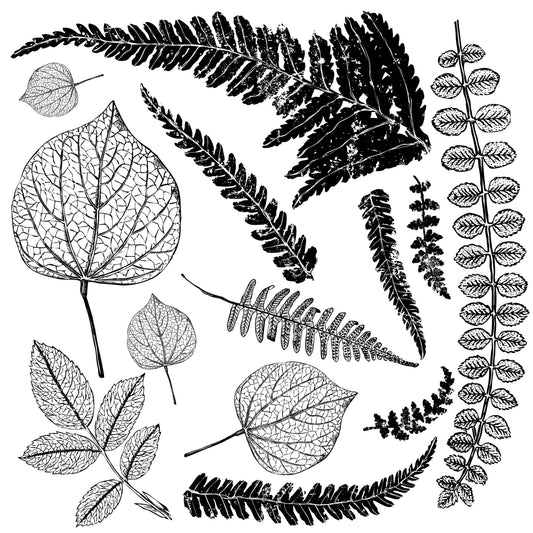 IOD Stamp 12x12 Fronds