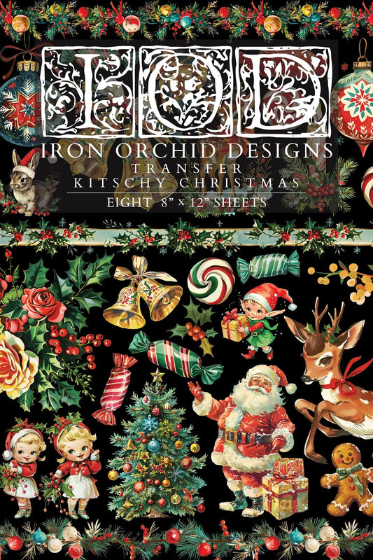 IOD Transfer Kitschy Christmas 8x12
