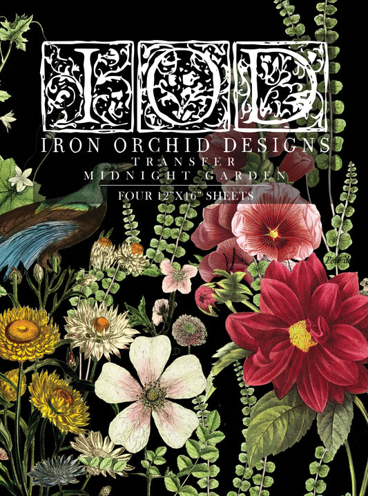 IOD Transfer Midnight Garden 12x16