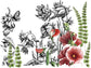 IOD Transfer Midnight Garden 12x16
