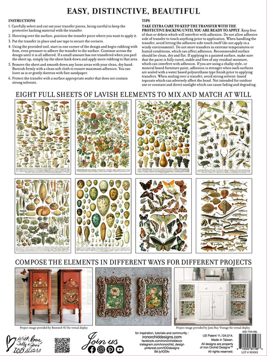 IOD Transfer Millot's Pages 12x16