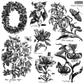 IOD Stamp 12x12 Nature's Etchings 2 Sheets