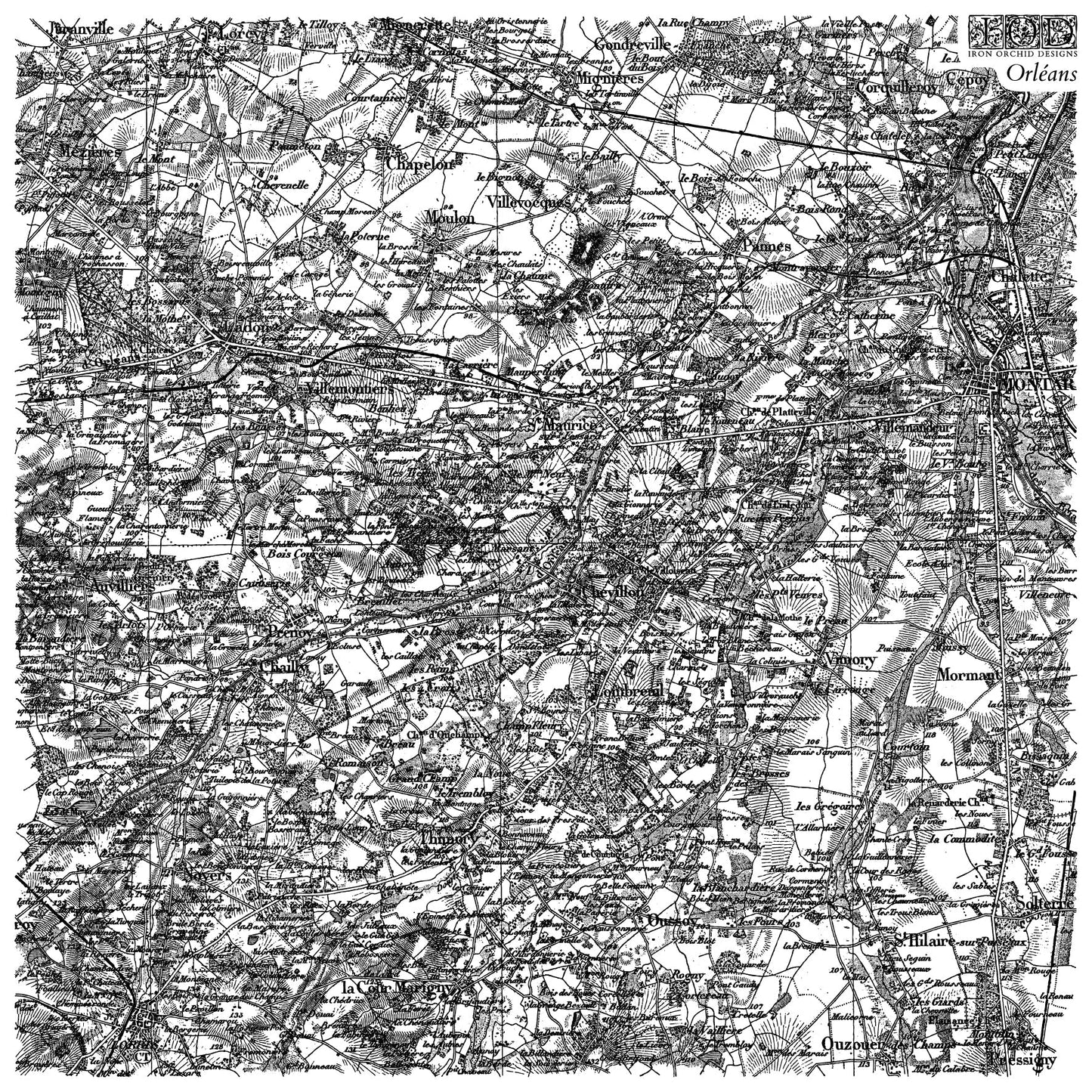 IOD Stamp 12x12 Orleans