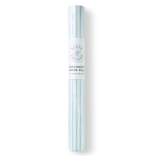 Parchment Roll Periwinkle Stripes